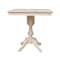 International Concepts 36 in. x 36 in. Square Top Pedestal Table - 35.9 in.H K-3636TP-11P - alternate 1